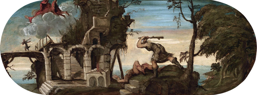 Kain doodt Abel - Jacopo Tintoretto