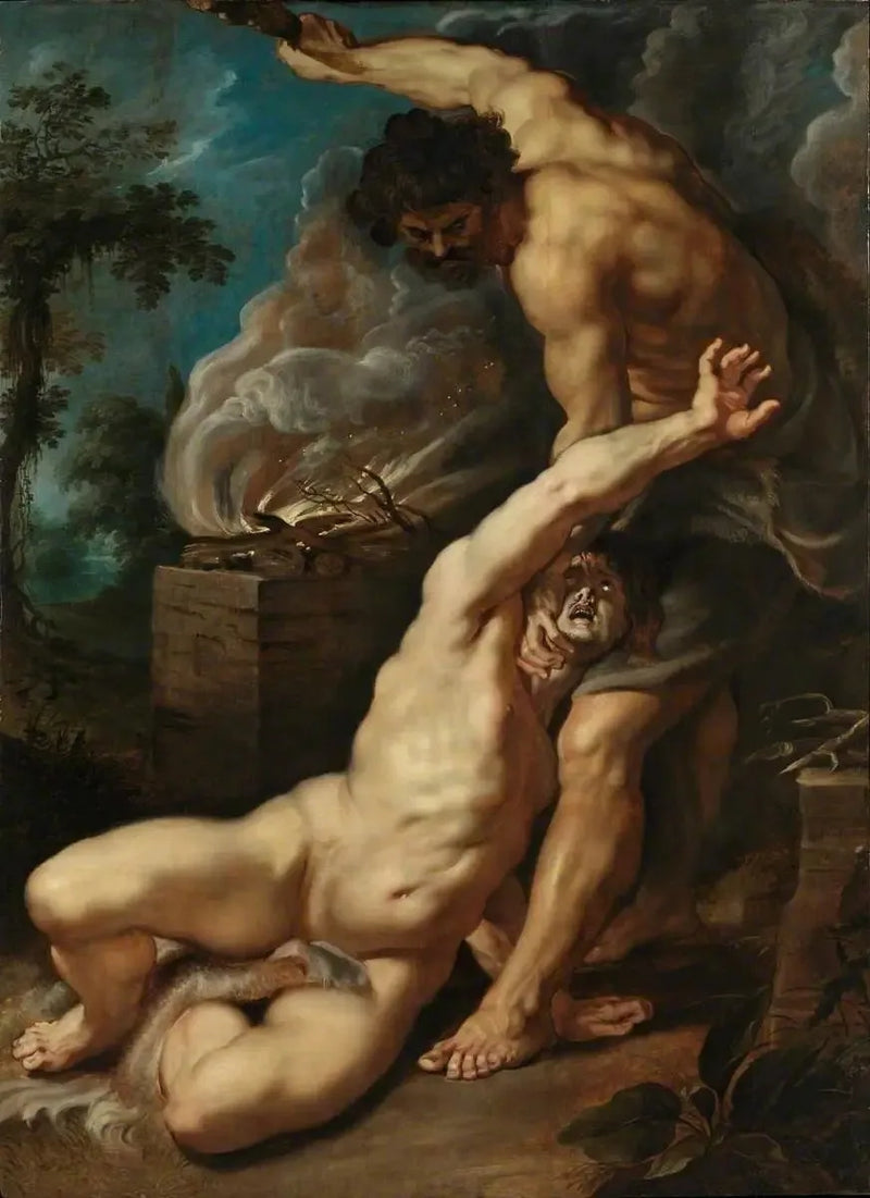 Caïn die Abel doodt - Peter Paul Rubens
