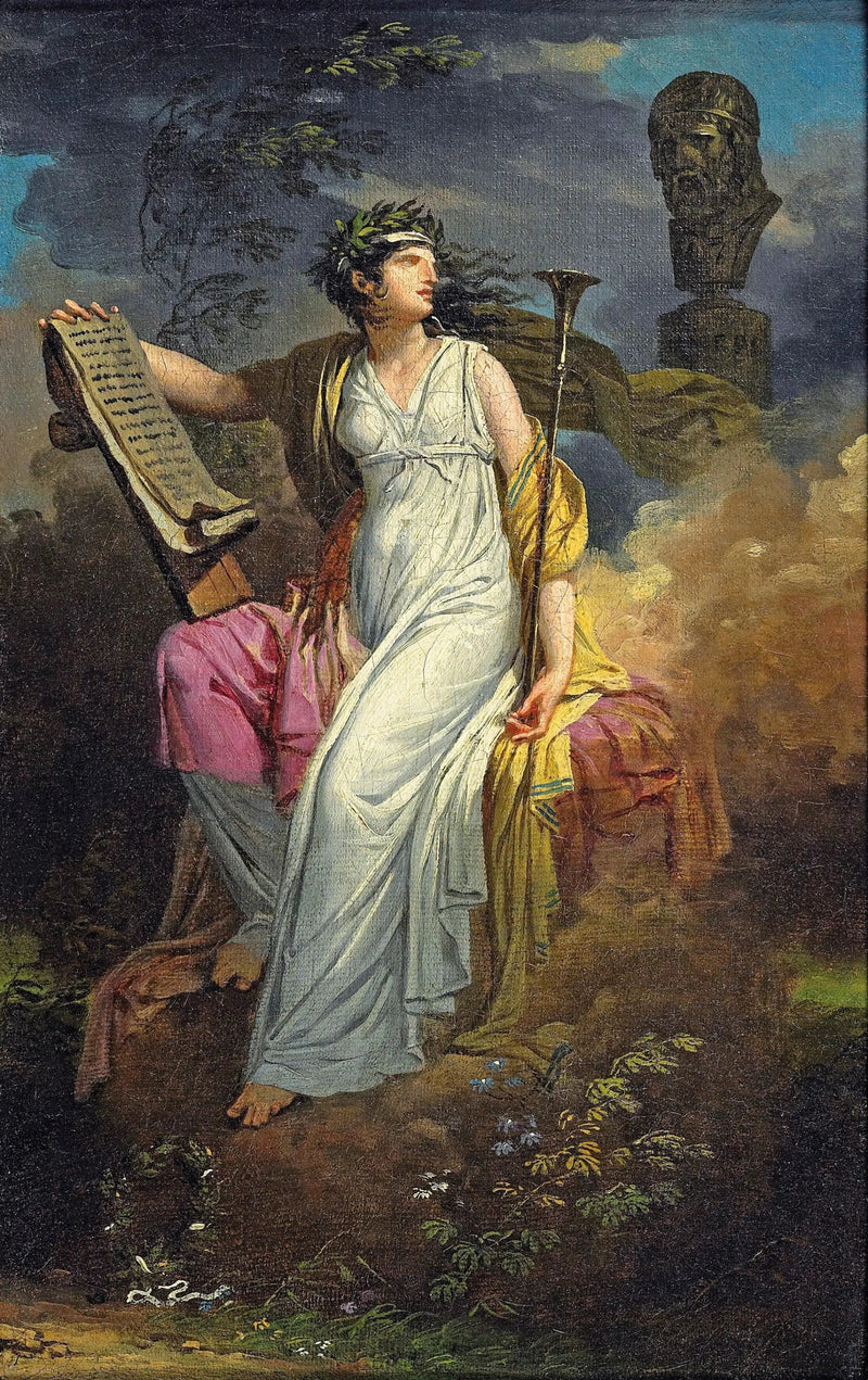 Calliope, muze van de poëzie - Charles Meynier

Source:
Calliope, muse de la poésie - Charles Meynier