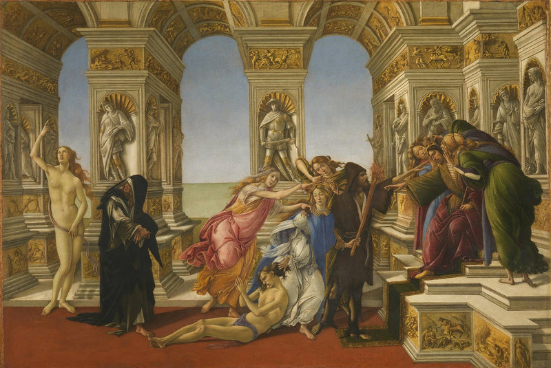 De Calumnie van Apelles - Sandro Botticelli