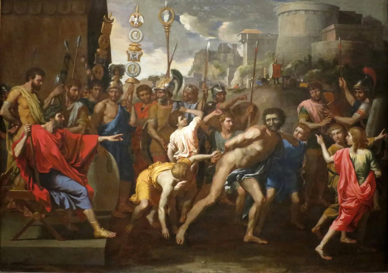 Camille en de schoolmeester van Faliéries - Nicolas Poussin