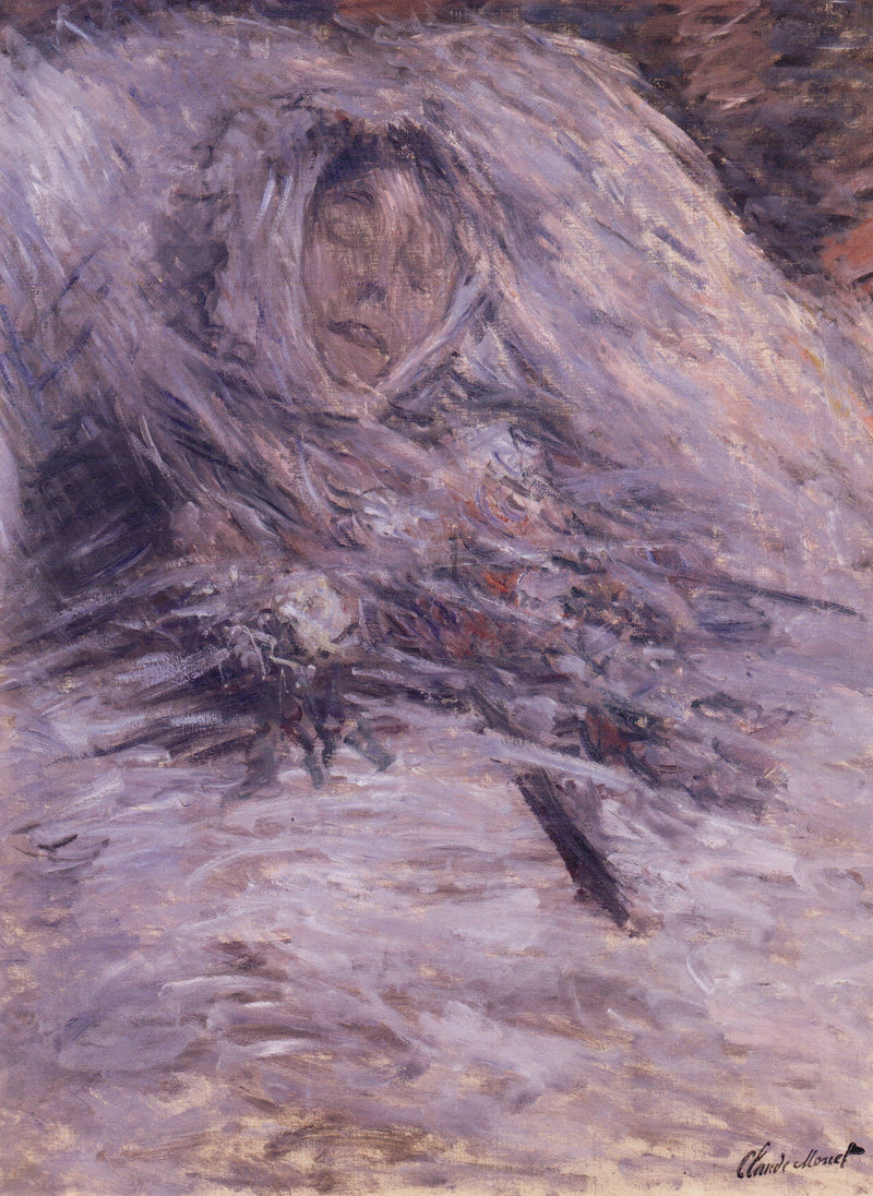 Camille op haar sterfbed W543 - Claude Monet