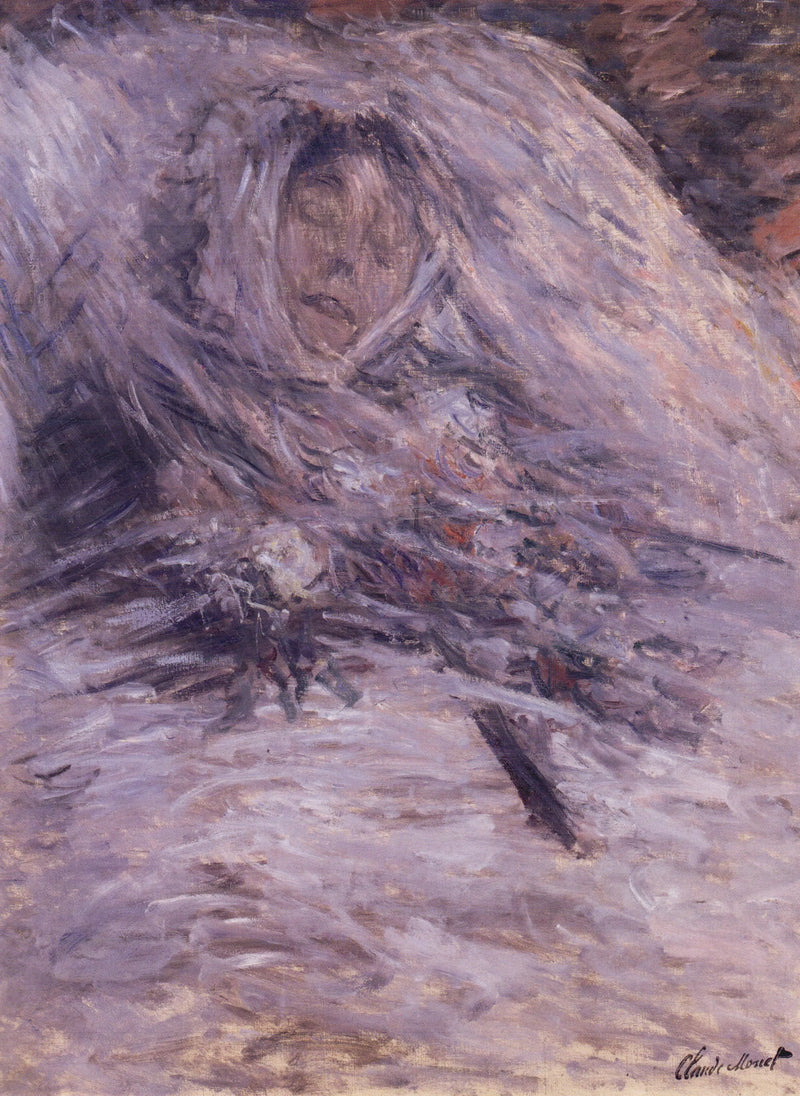 Camille op haar sterfbed - Claude Monet