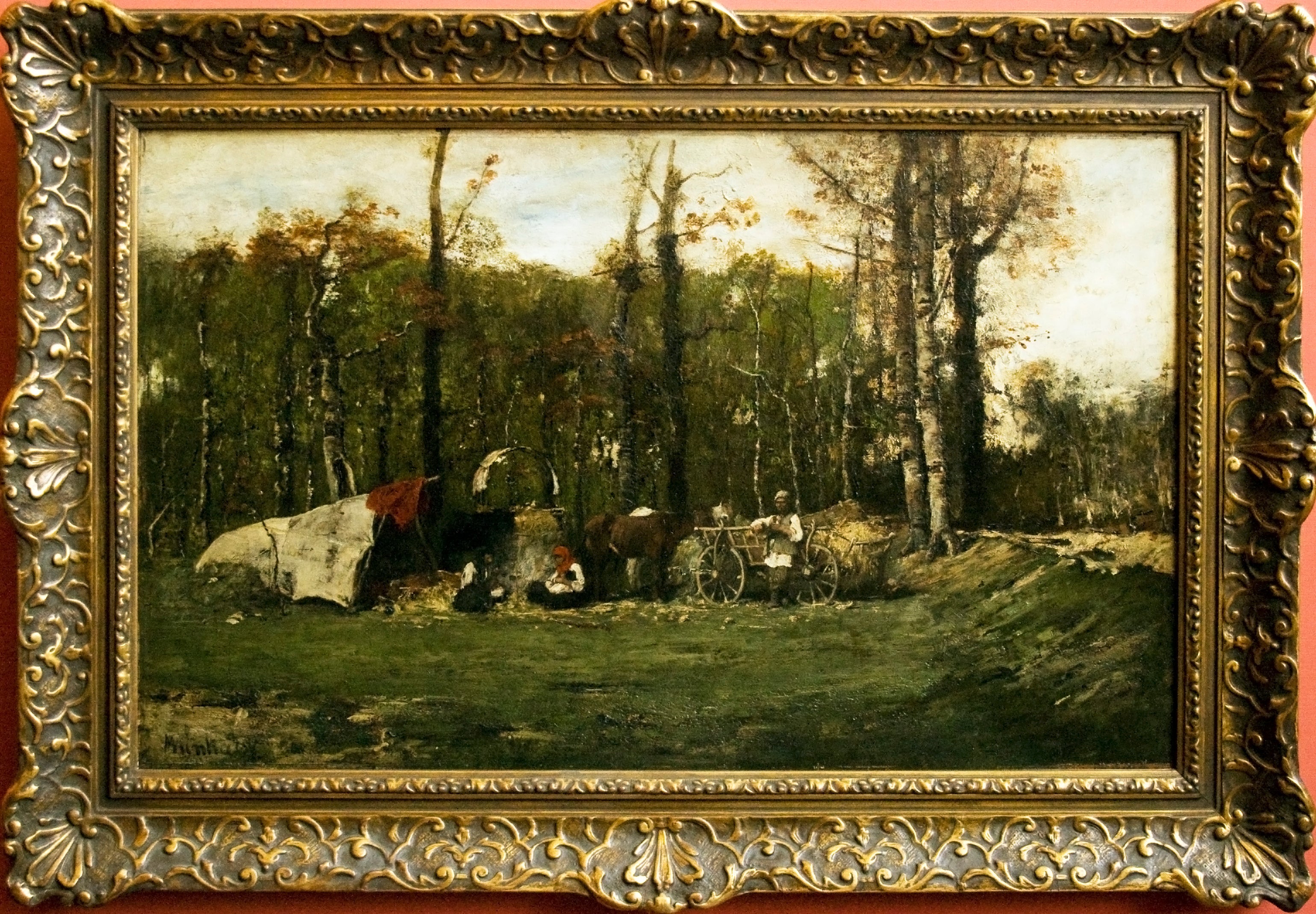 Camp de gitans - Mihály Munkácsy