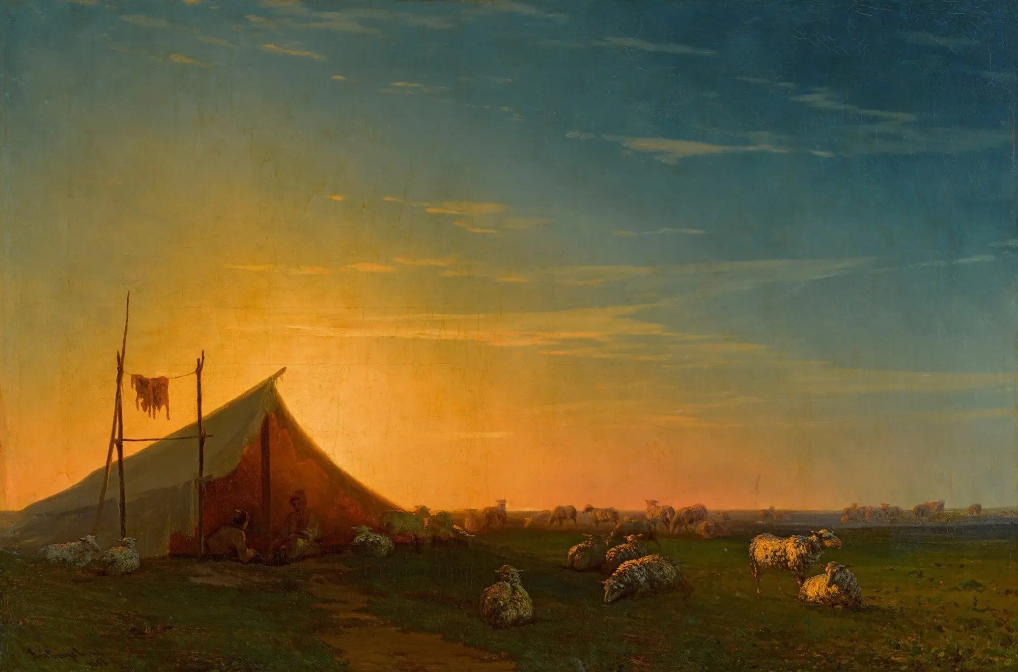 Camp des bergers - Ivan Aïvazovski - Alpha Reproduction