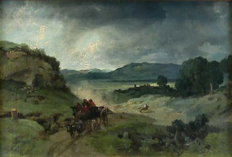 Campagne de Rome - Jean-Baptiste Camille Corot