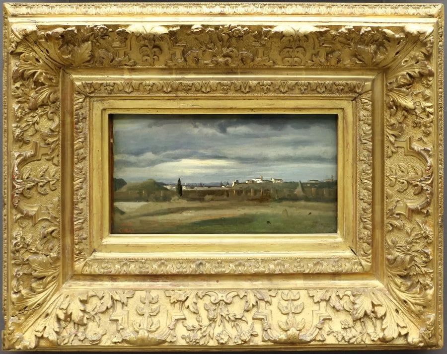 Romeinse campagne. De Monte Testaccio - Jean-Baptiste Camille Corot
