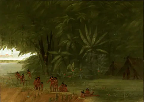 Kampeerplaats van Mauhees - George Catlin

Source:
Campement de Mauhees - George Catlin