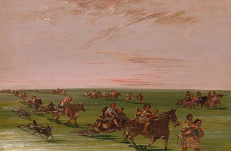 Mobiele kampement van de Sioux-band - George Catlin

Source:
Campement mobile de la bande des Sioux - George Catlin