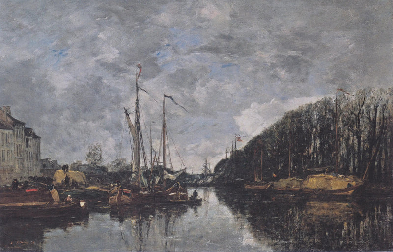 Kanaal van de Allée-Verte, Brussel - Eugène Boudin
