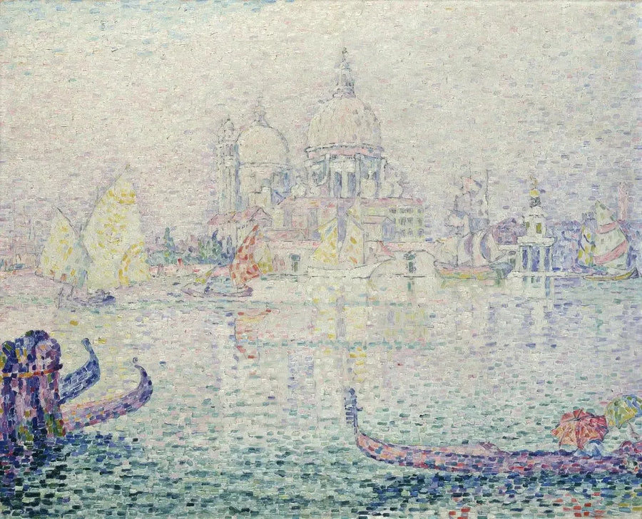 Kanaal van de Giudecca, Ochtend (Santa Maria della Salute) - Paul Signac