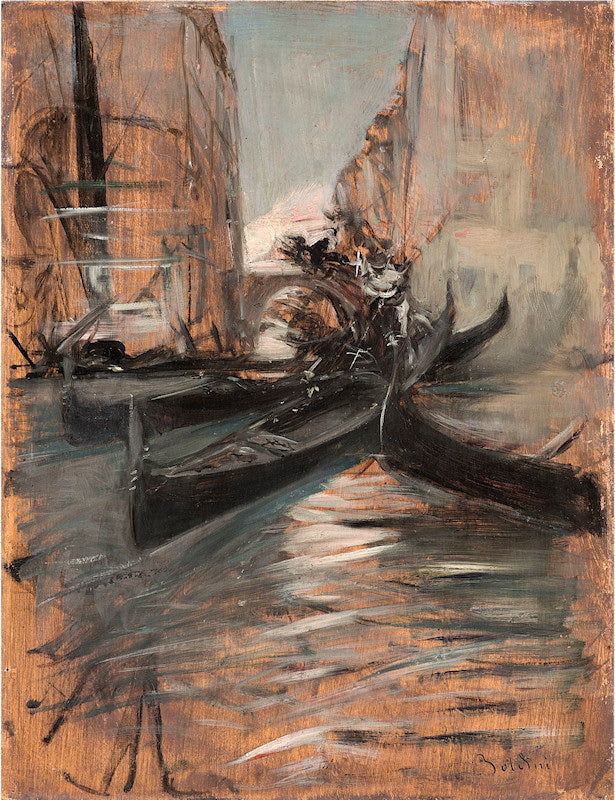 Venetie kanaal - Giovanni Boldini