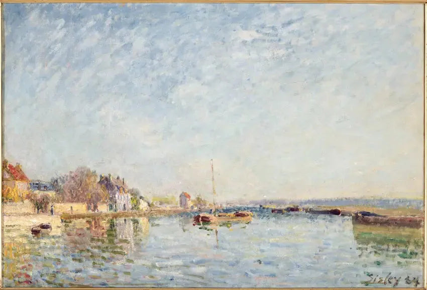 Kanaal van Loing - Alfred Sisley