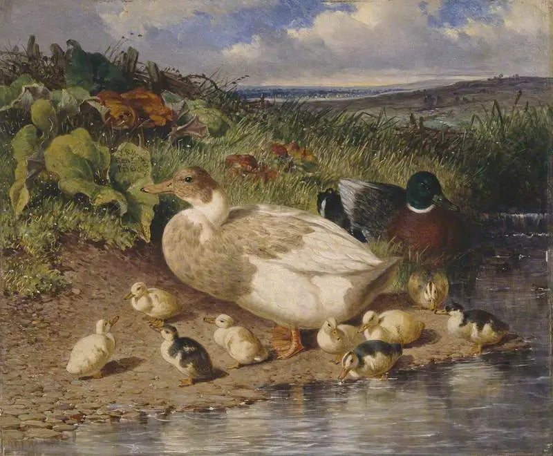 Eenden aan de rand van een beek - John Frederick Herring, Sr.

Source:
Canards au bord d'un ruisseau - John Frederick Herring, Sr.