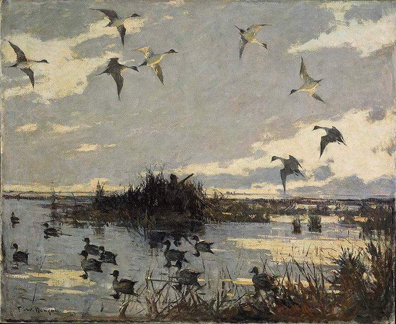 Bedrieglijk afgeschoten eenden - Frank Weston Benson