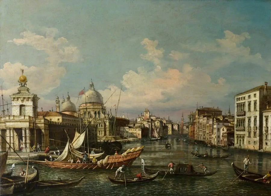 Kanalen in Venetië - Canaletto