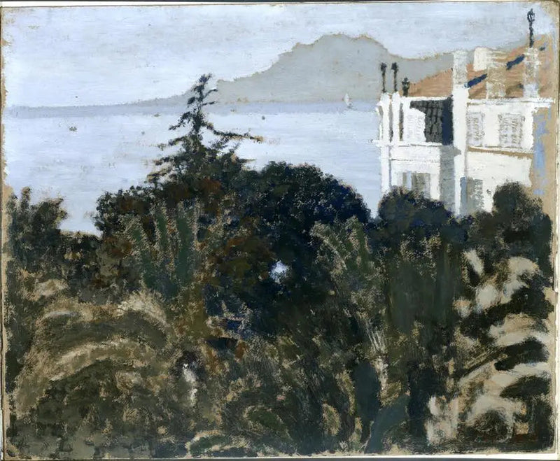 Cannes, tuin aan de rand van de Middellandse Zee - Édouard Vuillard