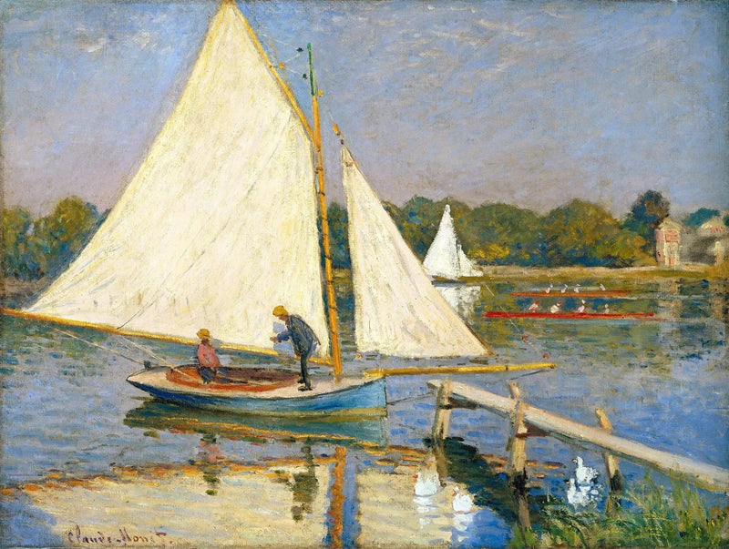 Schippers in Argenteuil W324 - Claude Monet