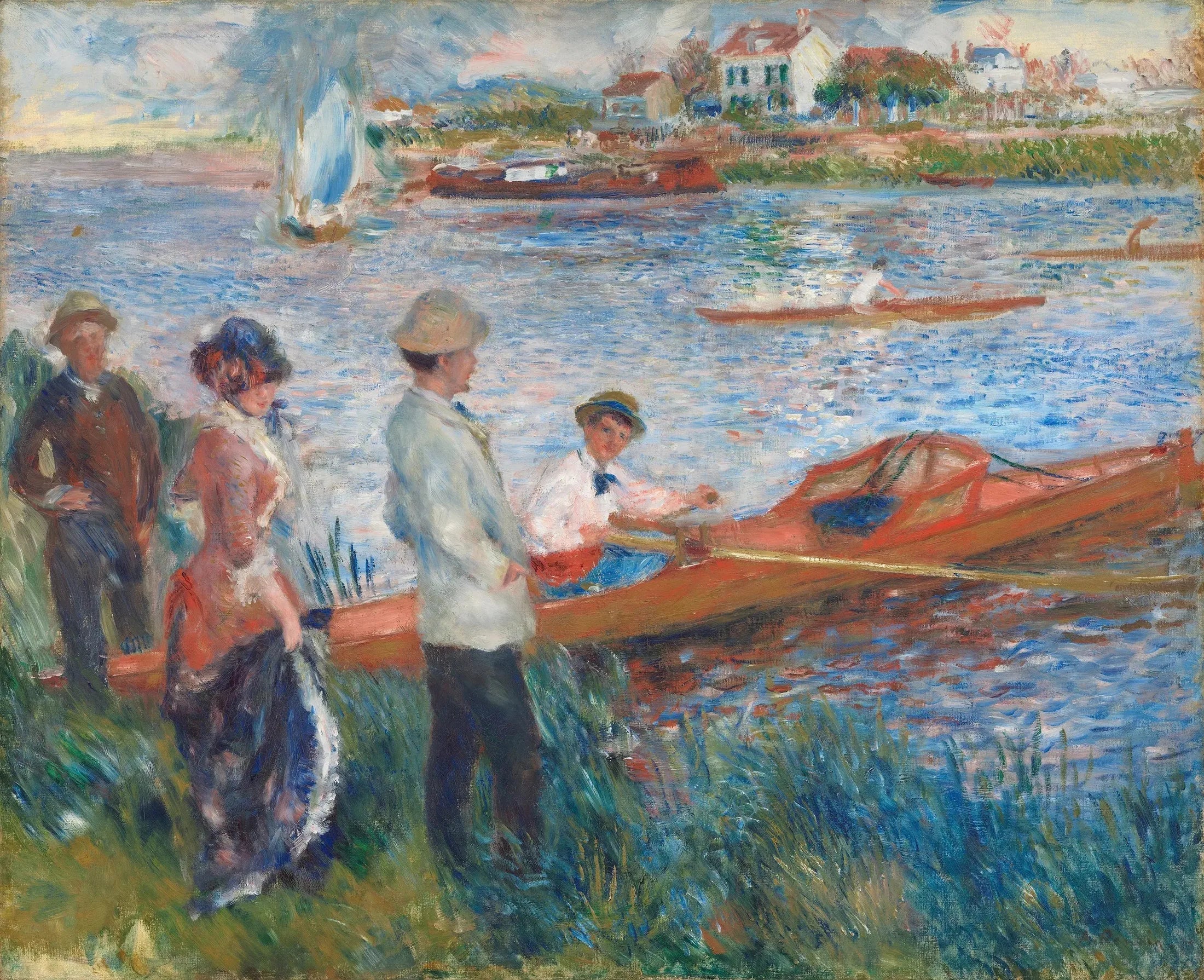 Canotiers à Chatou - Pierre-Auguste Renoir image 1 reproduction artisanale de tableau