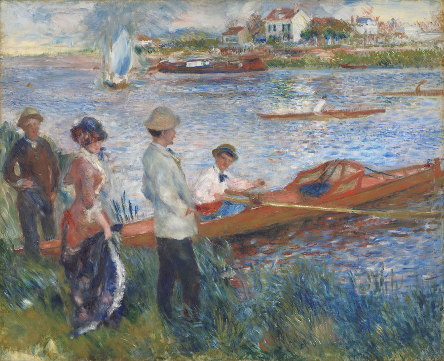 Canotiers in Chatou - Pierre-Auguste Renoir