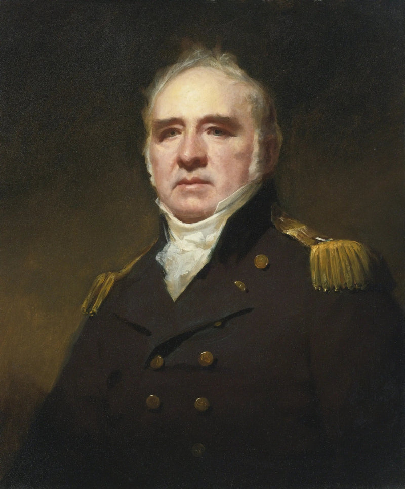 Kapitein James Forbes-Drummond, R.N., van Hawthornden - Henry Raeburn