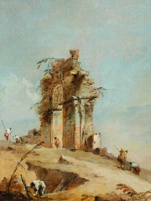 Capriccio - Francesco Guardi image 1 reproduction artisanale de tableau