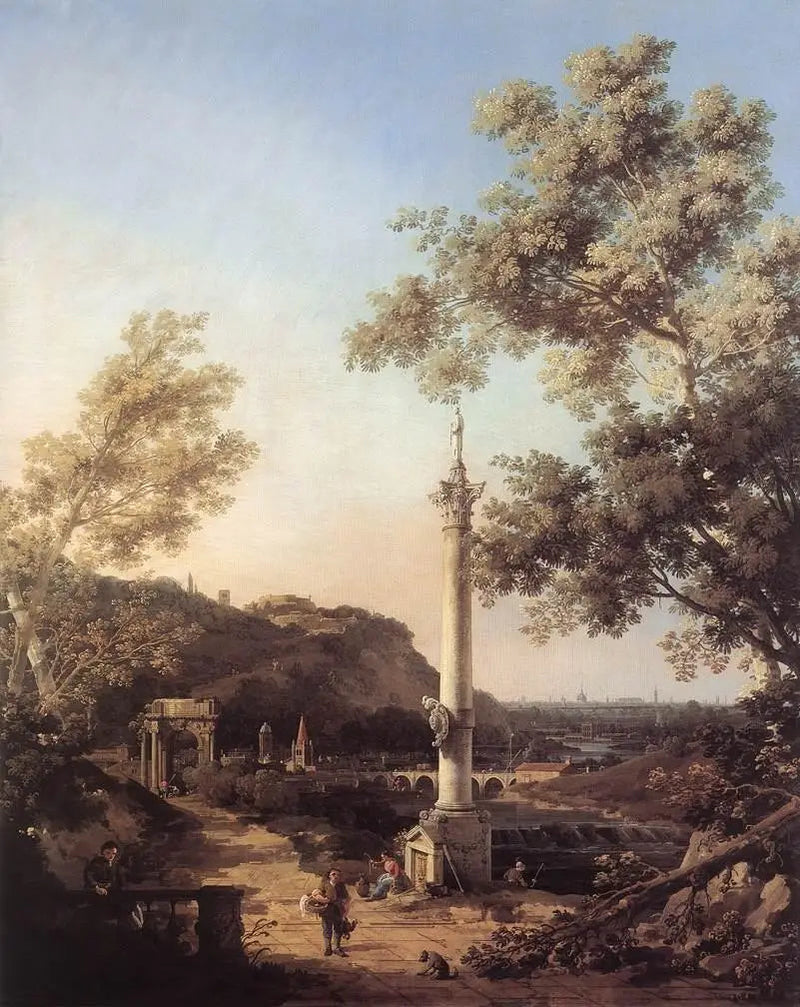 Capriccio : rivierlandschap met een zuil - Canaletto

Source:
Capriccio : paysage de rivière avec une colonne - Canaletto