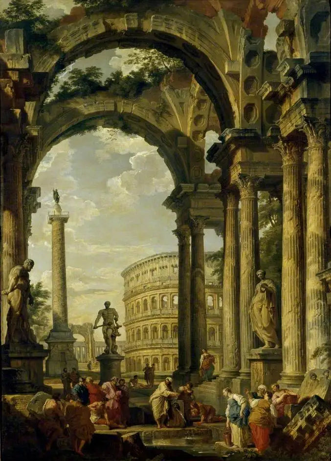 Romeinse capriccio - Giovanni Paolo Panini

Source:
Capriccio romain - Giovanni Paolo Panini