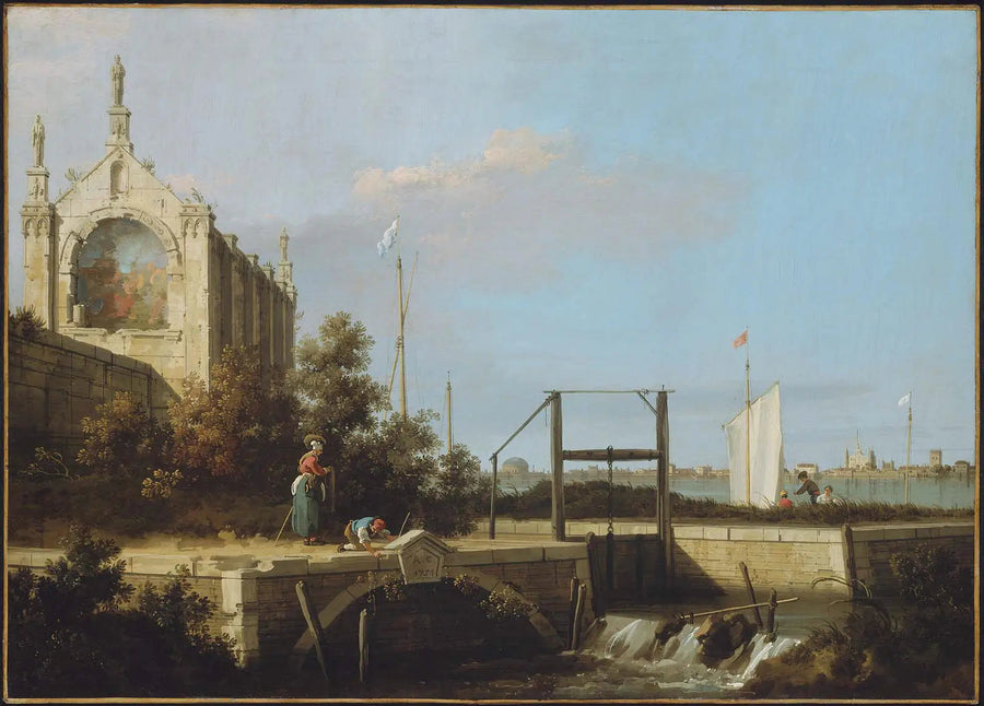 Capriccio : Een sluis op een rivier met een kapel - Canaletto

Source:
Capriccio : Une écluse sur une rivière avec une chapelle - Canaletto