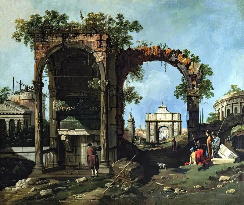 Caprice met klassieke ruïnes en gebouwen - Canaletto

Source:
Caprice avec ruines classiques et édifices - Canaletto