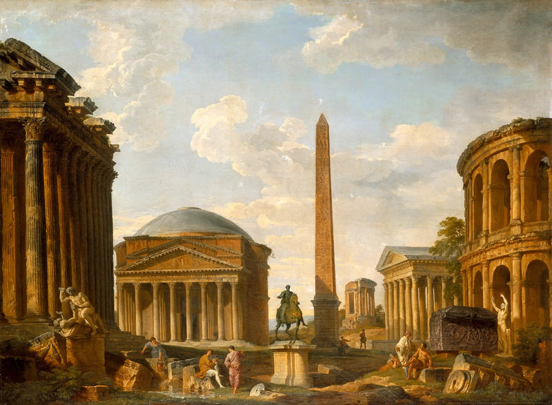 Caprice romain : het Panthéon en andere monumenten - Giovanni Paolo Panini

Source:
Caprice romain : le Panthéon et autres monuments - Giovanni Paolo Panini