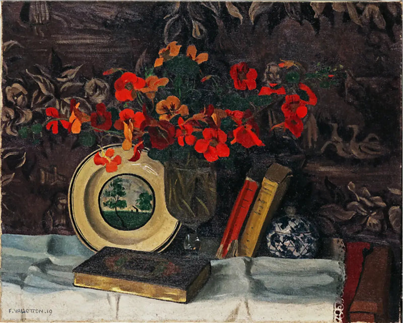 Capucines, donker violet - Félix Vallotton

Source:
Capucines, fond violet - Félix Vallotton