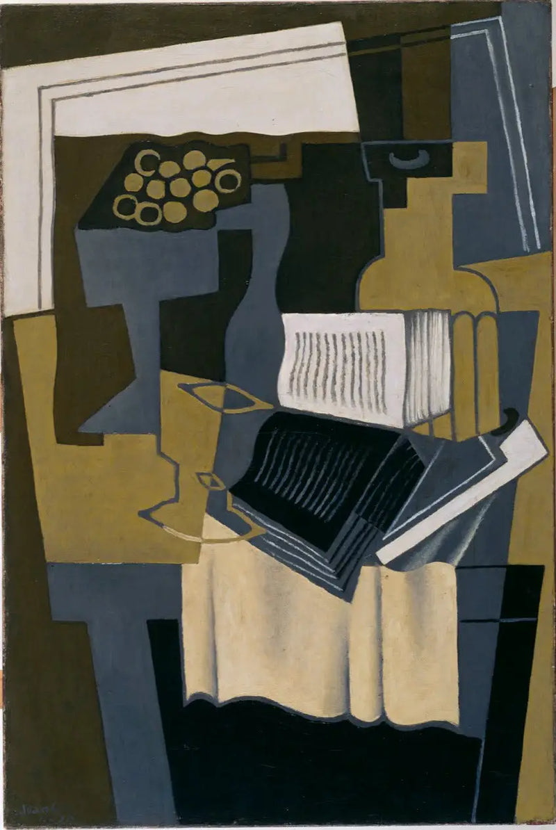 Karaf en boek - Juan Gris