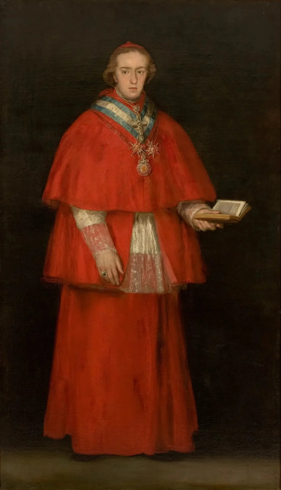 Kardinaal Luis María de Borbón en Vallabriga - Francisco de Goya