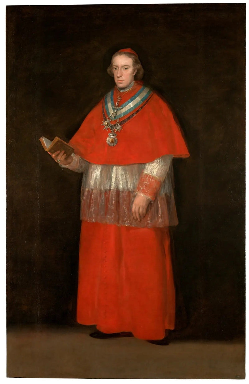 Kardinaal Luis María de Borbón en Vallabriga - Francisco de Goya