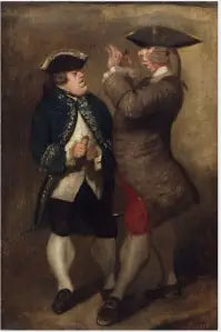 Karikatuur van Sir William Lowther en Joseph Leeson, toekomstige 1e graaf van Milltown - Joshua Reynolds

Source:
Caricature de Sir William Lowther et Joseph Leeson, futur 1er comte de Milltown - Joshua Reynolds