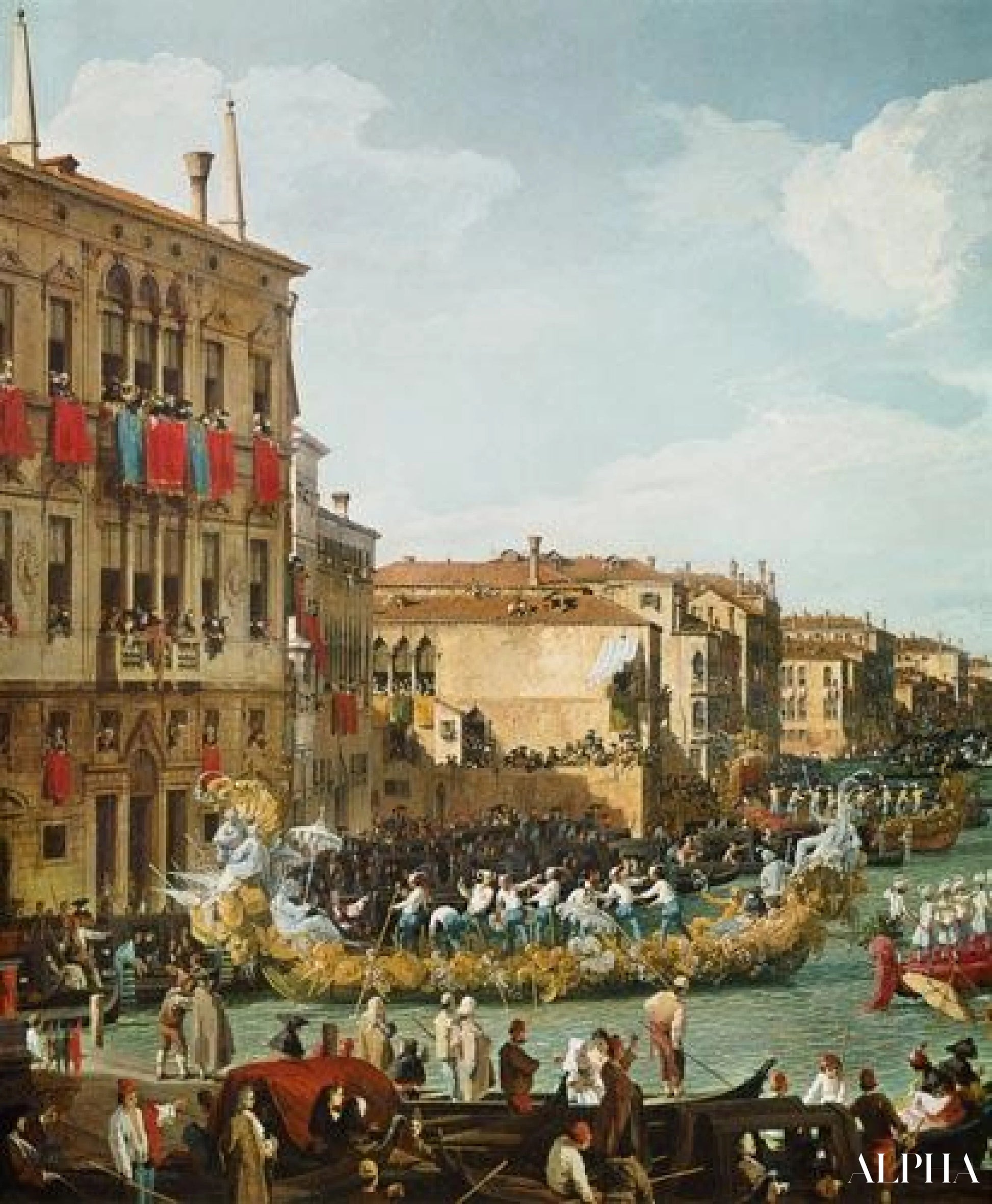 Carnaval - Giovanni Antonio Canal - Reproducties van hoogwaardige schilderijen en doeken