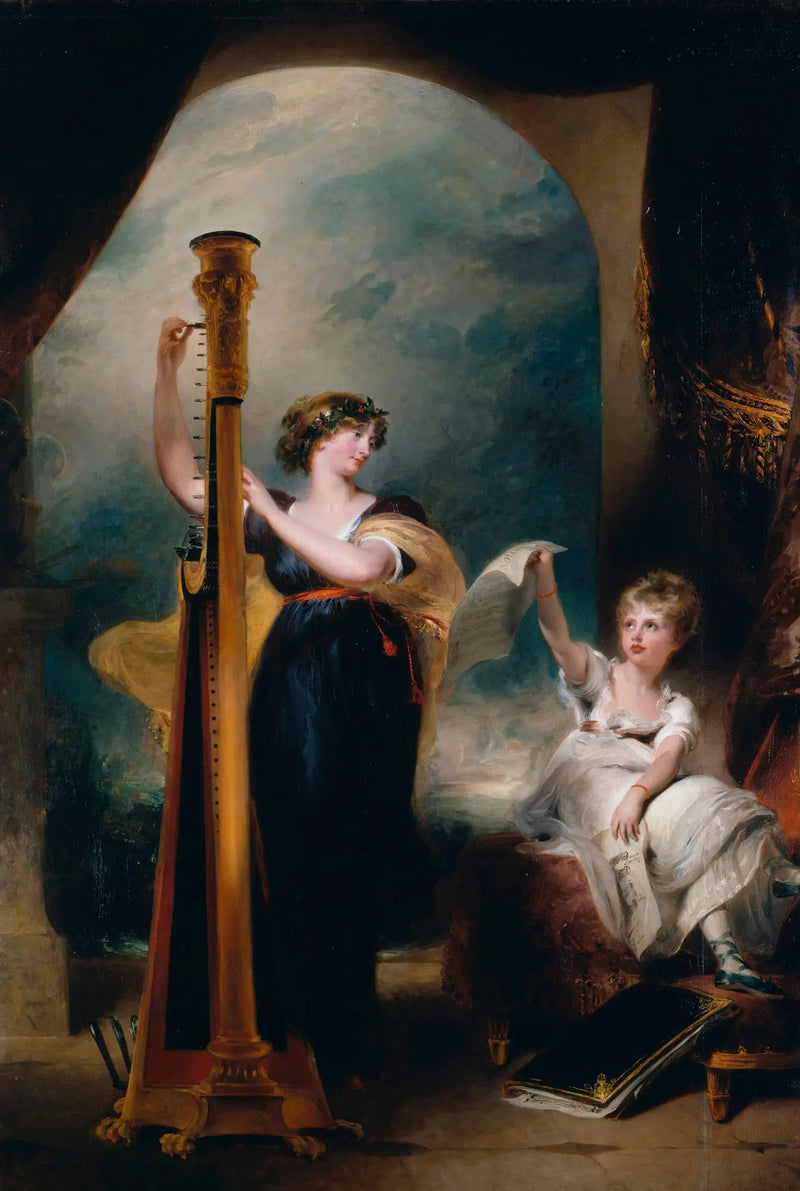 Caroline, hertogin van Galles, en prinses Charlotte - Thomas Lawrence