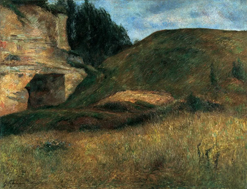 Carrière in de omgeving van Pontoise - Paul Gauguin