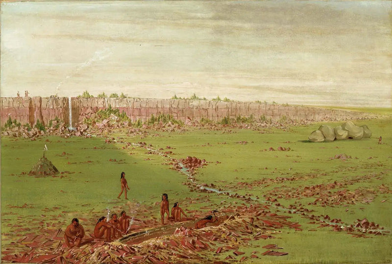 Carrière de Pipestone sur le Coteau des Prairies - George Catlin

Source:
Carrière de Pipestone sur le Coteau des Prairies - George Catlin