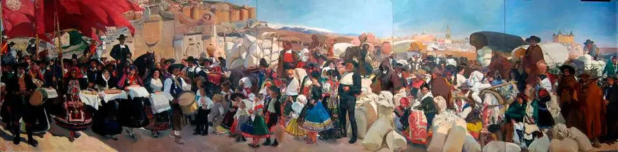 Castilië, het feest van het brood - Joaquín Sorolla