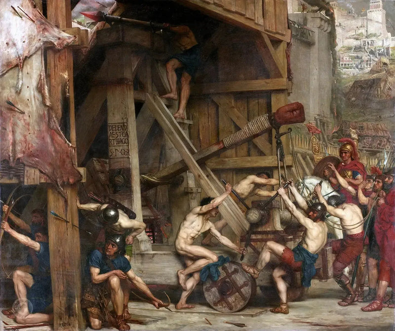 Katapult - Edward Poynter

Source:
Catapulte - Edward Poynter