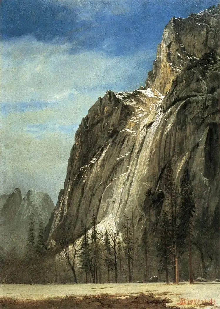 Kathedralenrotsen, een uitzicht op Yosemite - Albert Bierstadt

Source:
Cathedral Rocks, une vue sur Yosemite - Albert Bierstadt
