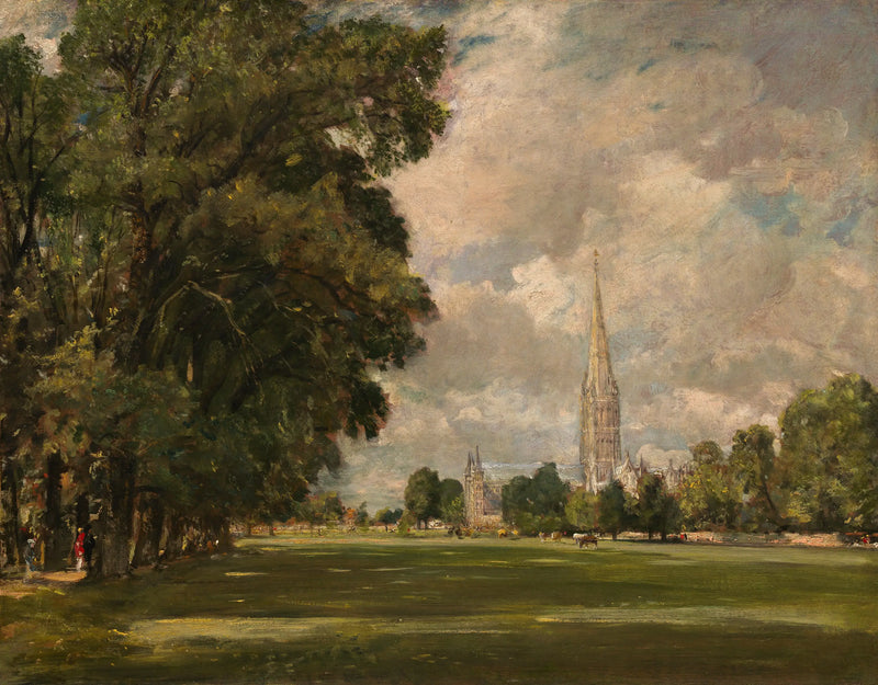 Kathedraal van Salisbury vanaf Lower Marsh Close - John Constable
