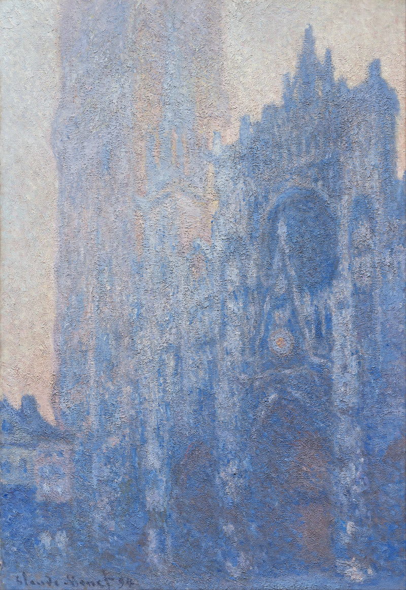 Kathedraal van Rouen, ochtendeffect W1348 - Claude Monet