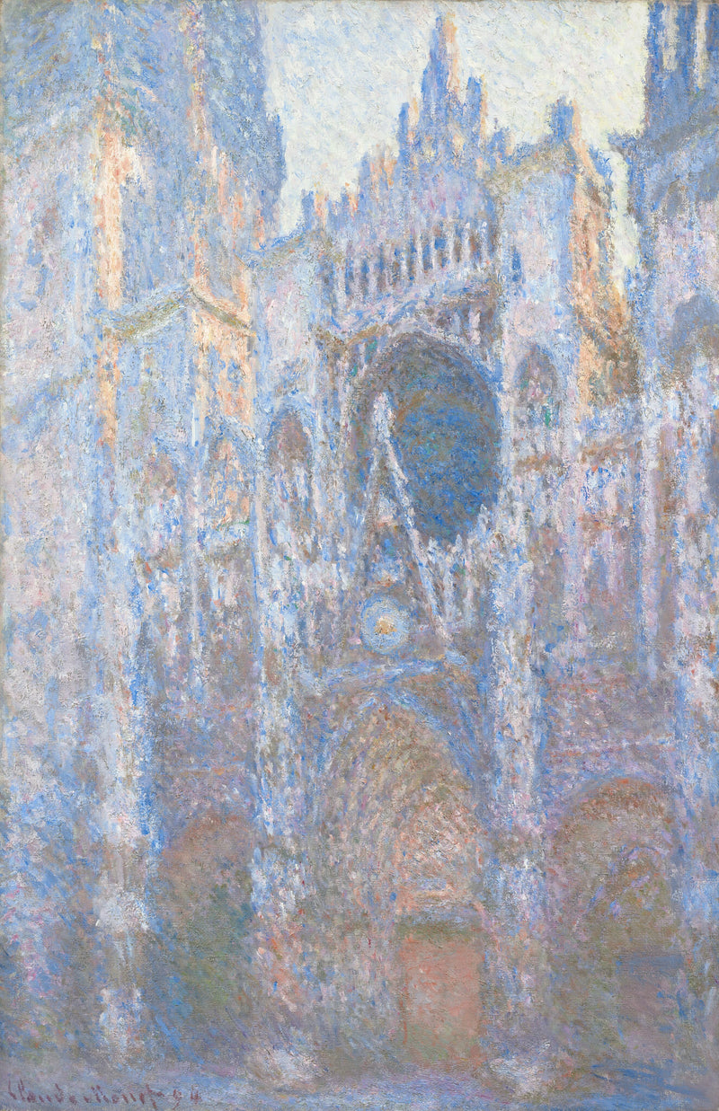 Kathedraal van Rouen, westgevel W1351 - Claude Monet