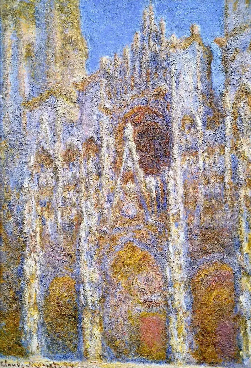 Kathedraal van Rouen, zonne-effect W1356 - Claude Monet
