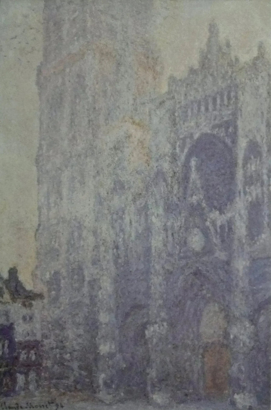 De Kathedraal van Rouen, de Poort en de Sint-Romaintoren, Ochtendlicht - Claude Monet