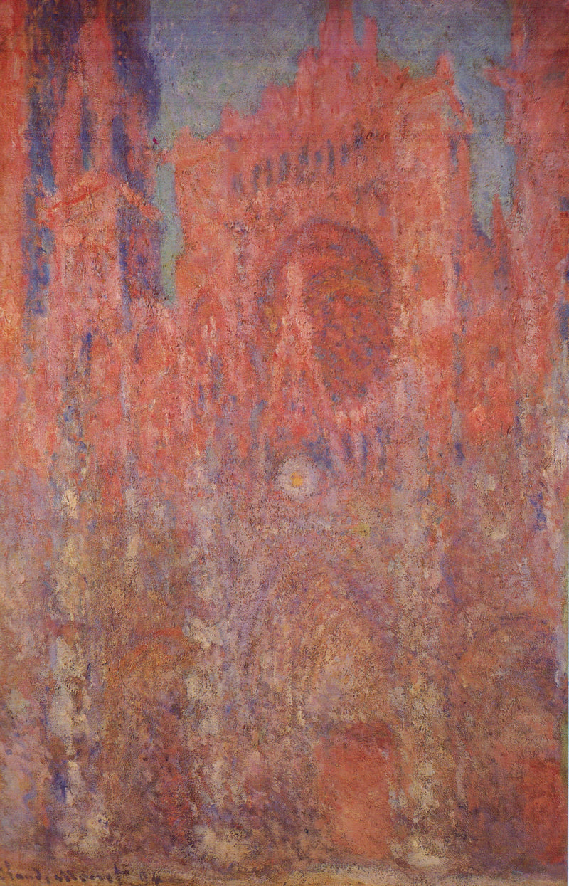 Kathedraal van Rouen, portaal W1328 - Claude Monet
