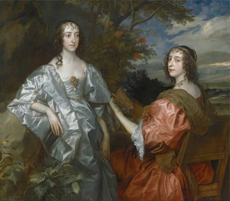 Catherine, gravin de Chesterfield, en Lucy, gravin van Huntingdon - Antoine van Dyck

Source:
Catherine, comtesse de Chesterfield, et Lucy, comtesse de Huntingdon - Antoine van Dyck